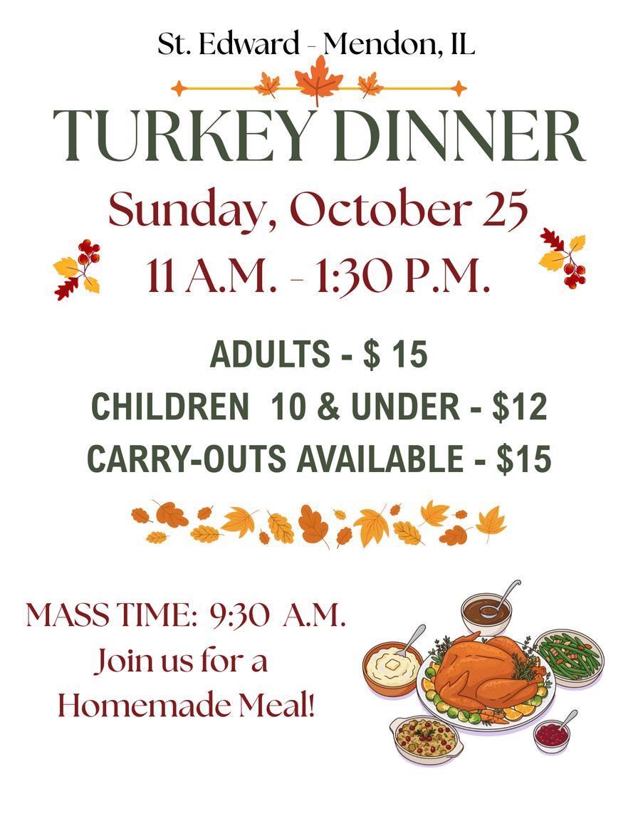 St. Edward Turkey Dinner