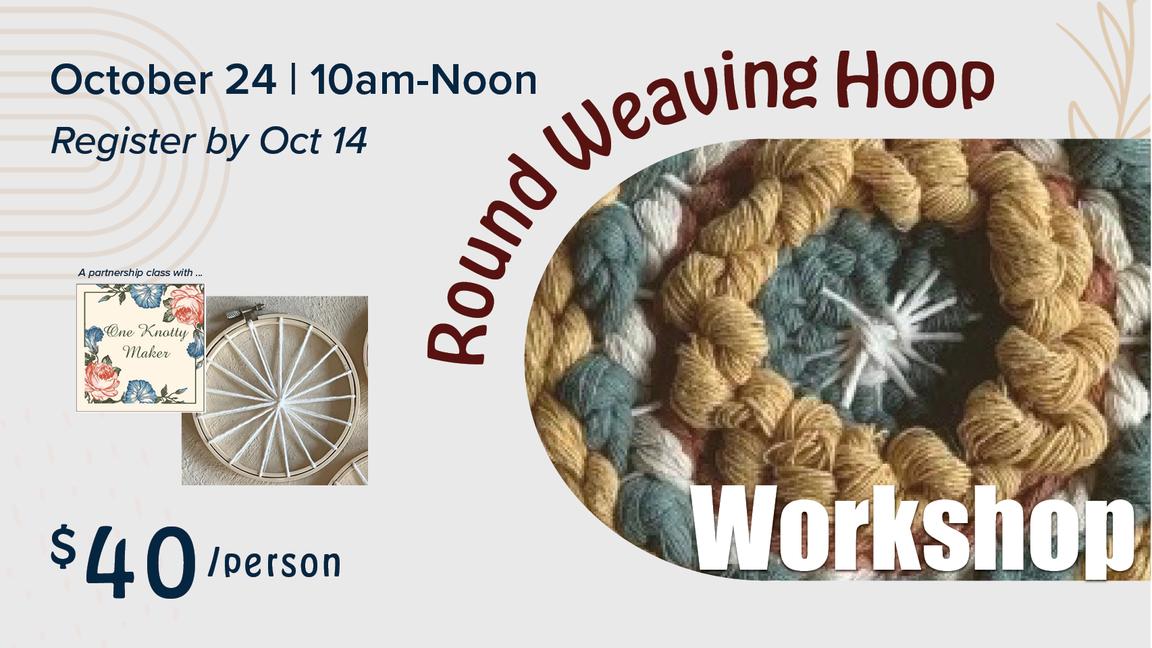 Round Weaving Hoop