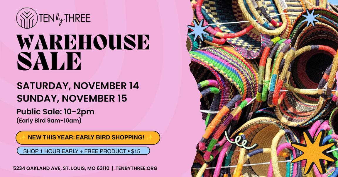Ten by Three Warehouse Sale