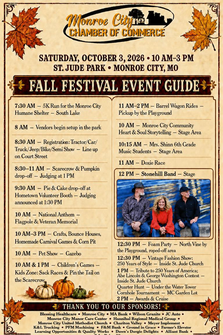 Monroe City Fall festival