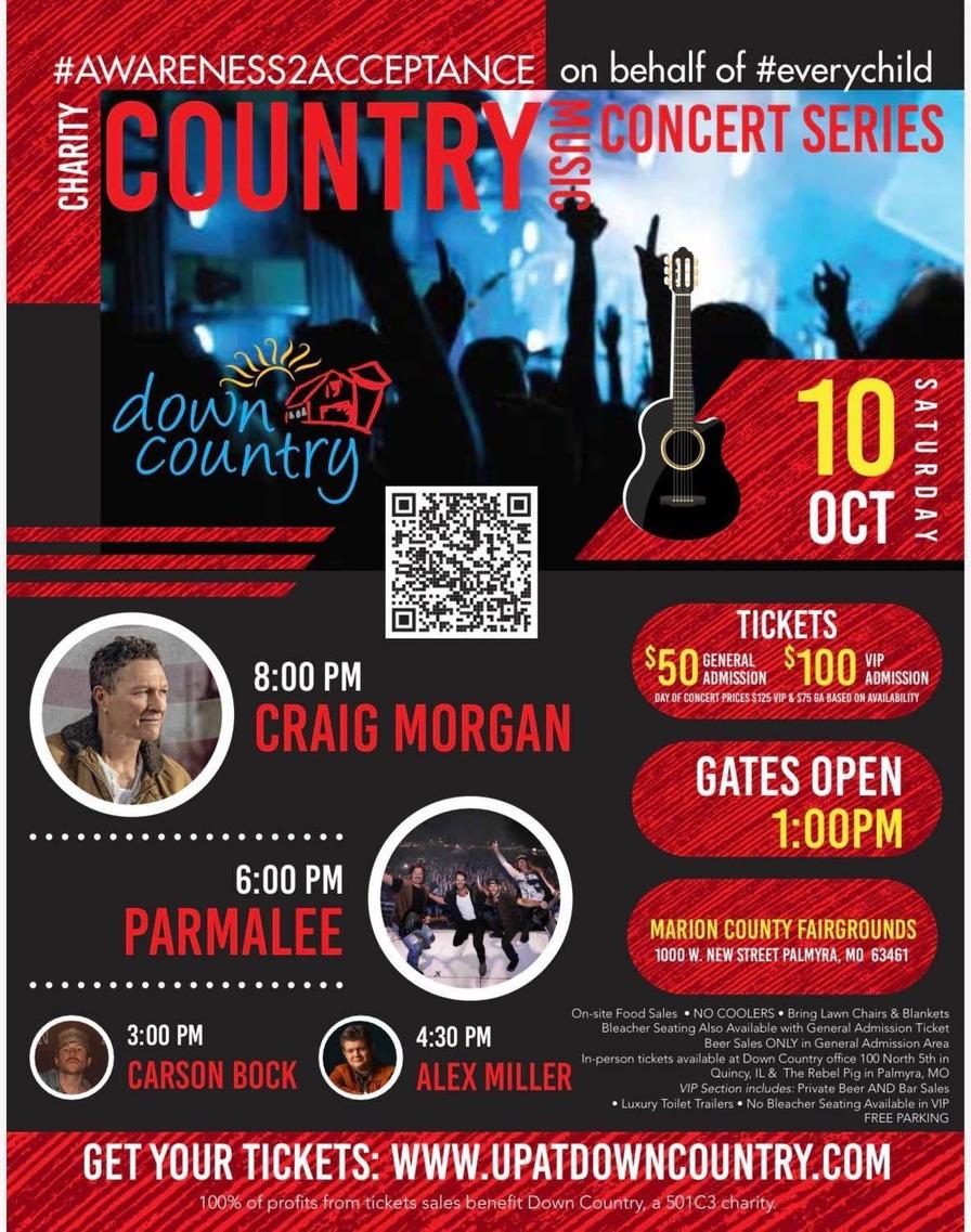 Down Country #Awareness2Acceptance Charity Country Music Concert