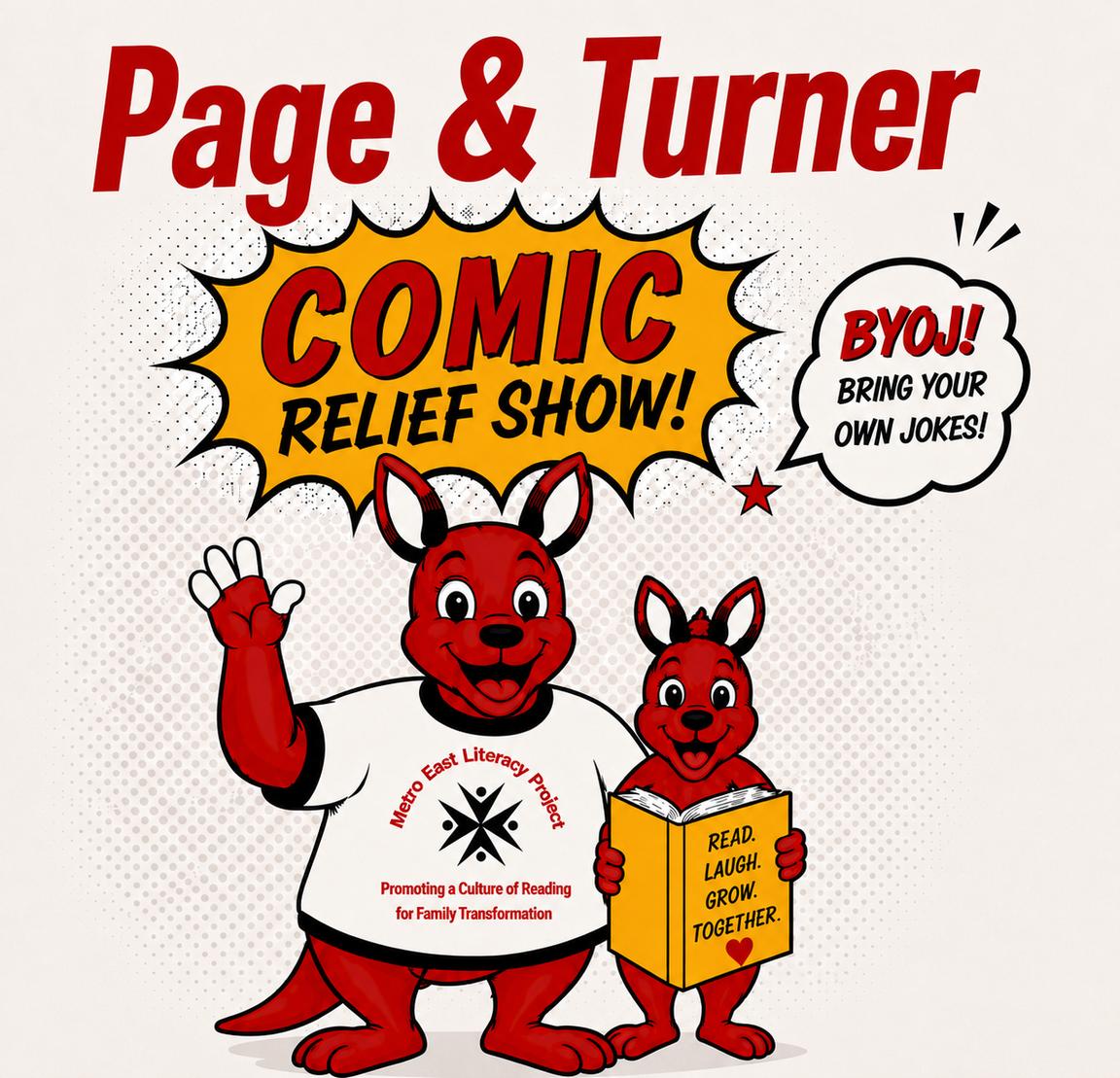 Page & Turner Comic Relief Show